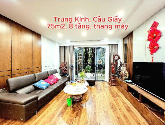 B.ÁN NHÀ MẶT PHỐ TRUNG KÍNH, CẦU GIẤY – 75 M2, 8 TẦNG THANG MÁY – KINH DOANH